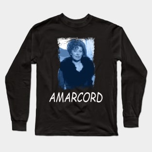 Nostalgic Italian Cinema Elegance AMARCORDs Iconic Couture Threads Tee Long Sleeve T-Shirt